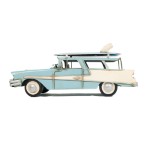 AJ095 1957 Ford Country Squire Station Wagon Blue 