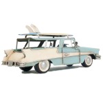 AJ095 1957 Ford Country Squire Station Wagon Blue 