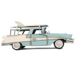 AJ095 1957 Ford Country Squire Station Wagon Blue 