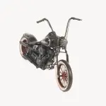 AJ113 Hardcore 67 Chopper Motorcycle Metal Handmade 