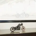 AJ113 Hardcore 67 Chopper Motorcycle Metal Handmade 