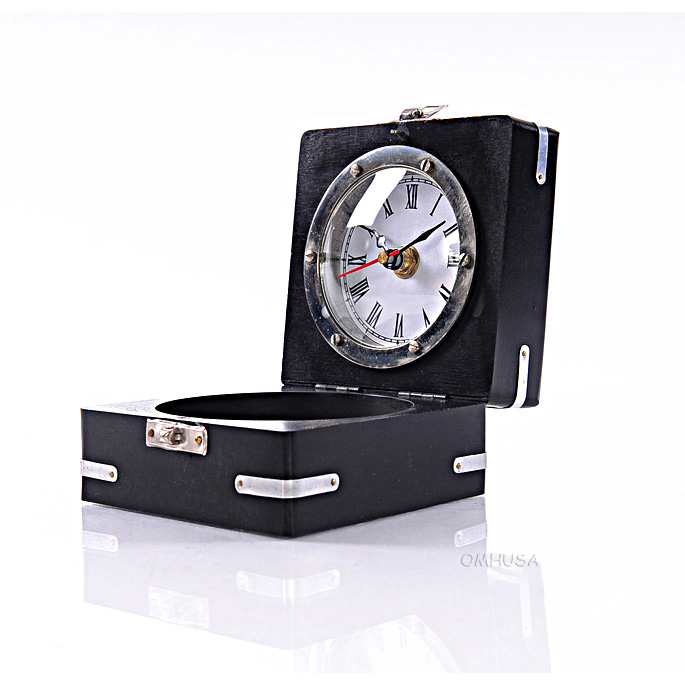 AK006 Brass Compass & Clock W/Wooden Case ak006-brass-compass-clock-wwooden-case-l01.jpg