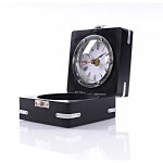 AK006 Brass Compass & Clock W/Wooden Case 