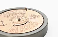 AK034 100 Year Calendar & Compass Quote Set of 2 