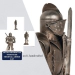 AR005 Metal Decorative Handmade Medieval Armor Suit 