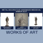 AR005 Metal Decorative Handmade Medieval Armor Suit 