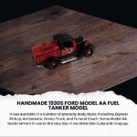 AR029 Handmade 1930s Ford Model AA Fuel Tanker Model 