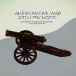 AR040 American Civil War Artillery Model 