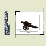 AR040 American Civil War Artillery Model 