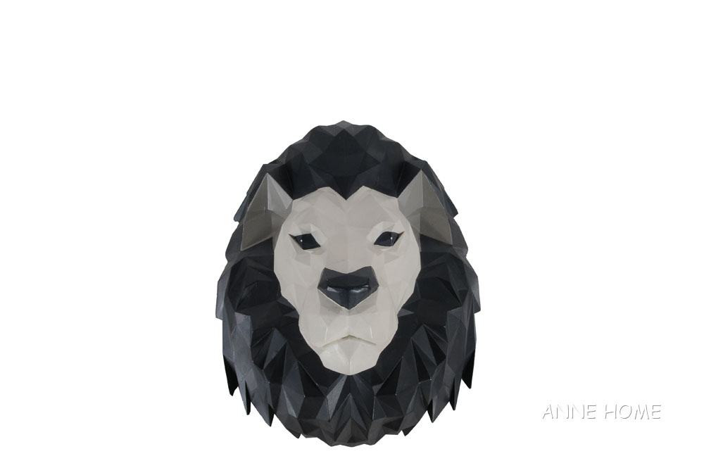 AT012 Anne Home - Origami Lion Head Wall Decoration at012-anne-home-origami-lion-head-wall-decoration-l01.jpg