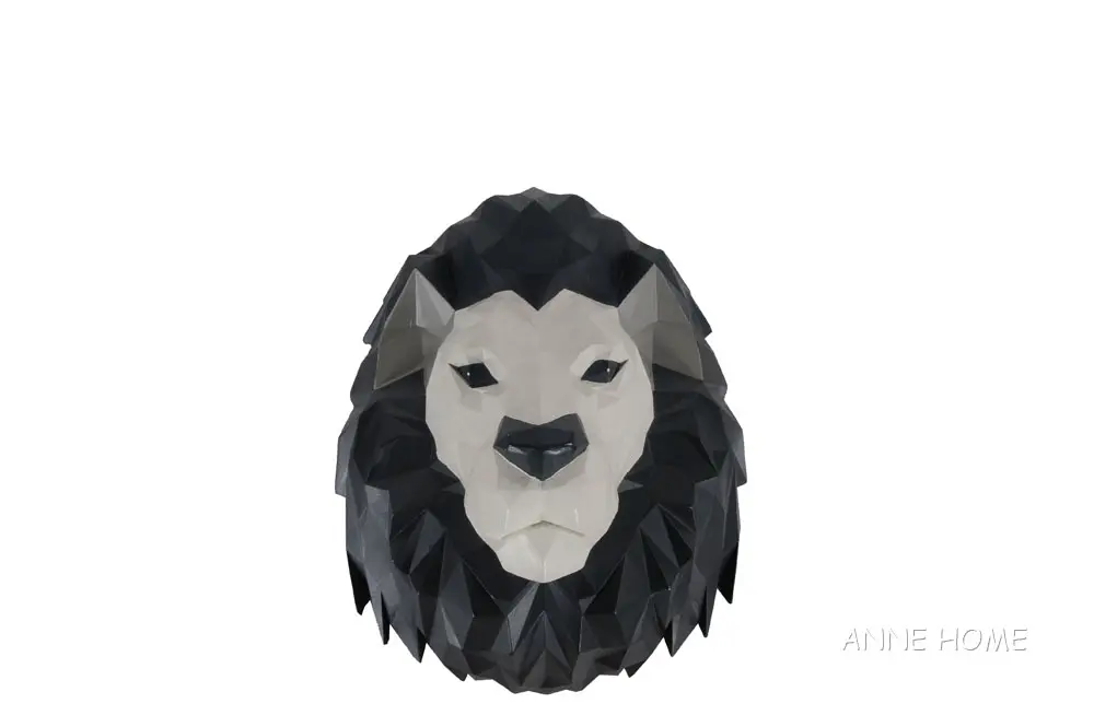 AT012 Anne Home - Origami Lion Head Wall Decoration AT012-ANNE-HOME-ORIGAMI-LION-HEAD-WALL-DECORATION-L01.WEBP