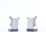 AT013 Anne Home - Rhino Head Bookend - Set of 2 