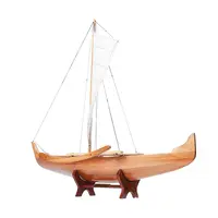 B012 Wooden Model Hawaiian Canoe b012-wooden-model-hawaiian-canoe-l04.jpg