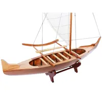 B012 Wooden Model Hawaiian Canoe b012-wooden-model-hawaiian-canoe-l08.jpg