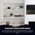 B105 DOLPHIN PAINTED Ship Model 