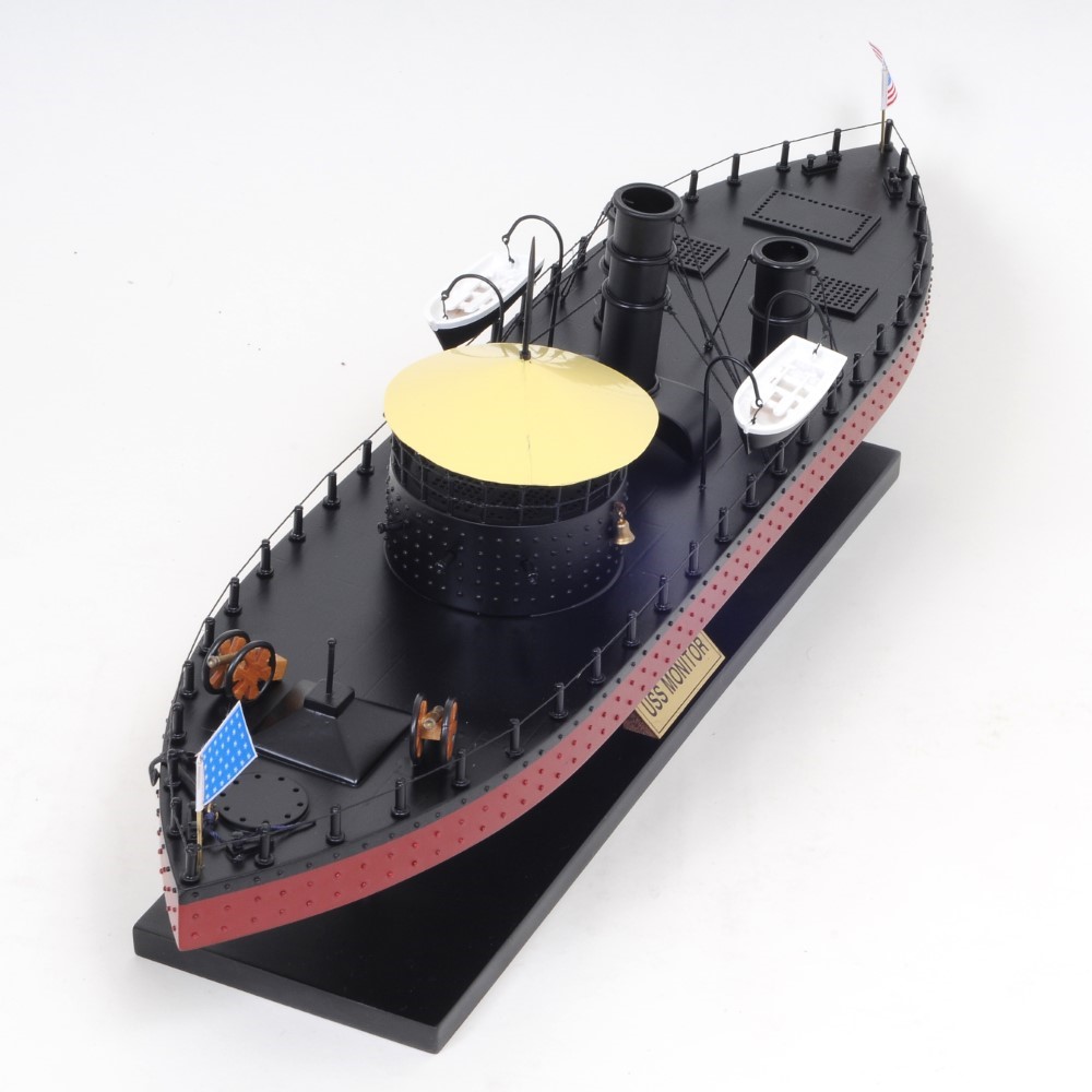 B199 USS MONITOR Civil War Ship Model b199-uss-monitor-civil-war-ship-model-l01.jpg