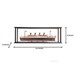 C013A RMS Titanic Midsize with Display Case 