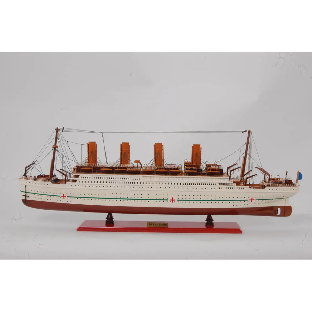 C062 SS Britannic Painted Medium Cruiseship Model C062-SS-BRITANNIC-PAINTED-MEDIUM-CRUISESHIP-MODEL-L01.WEBP