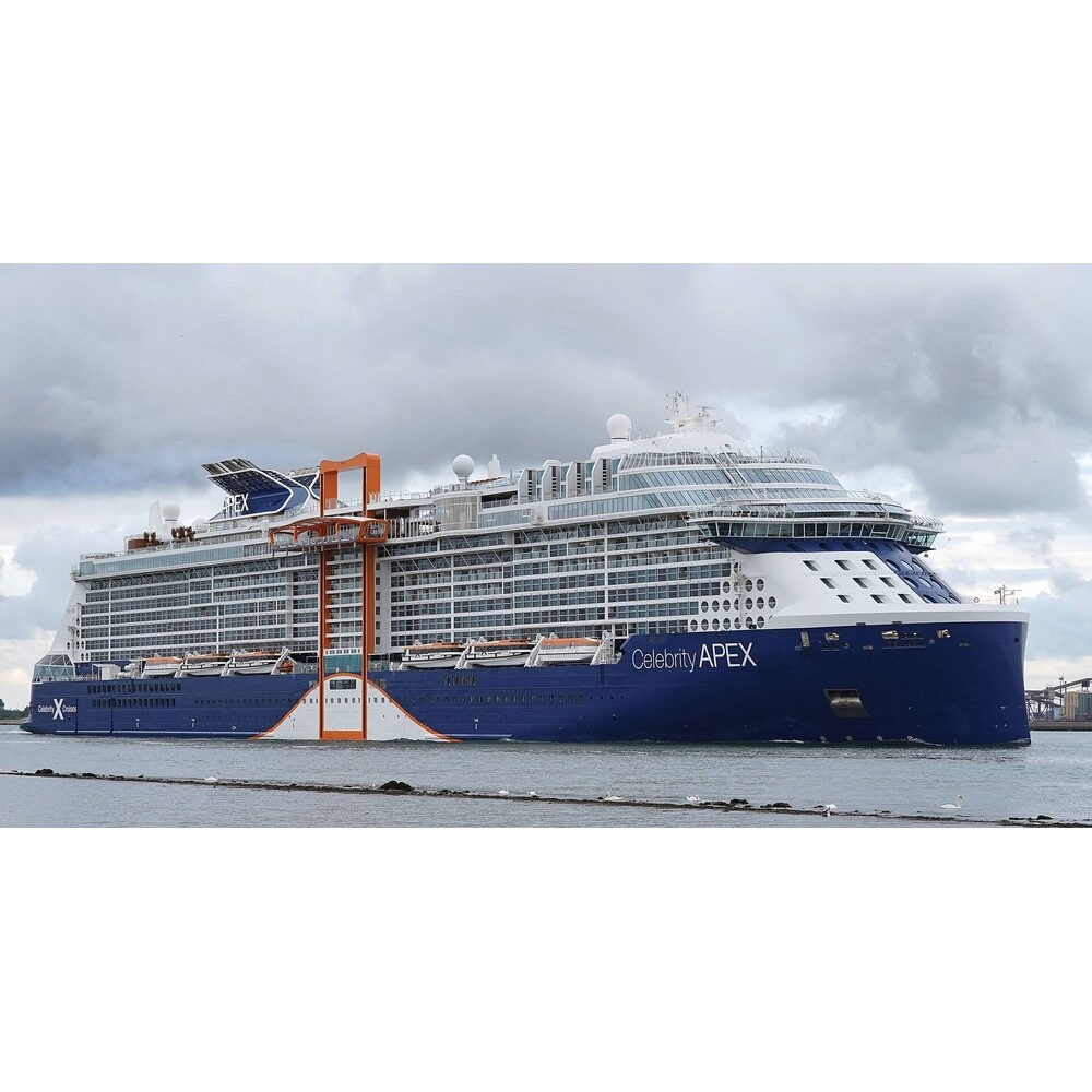 CM400 American Celebrity Apex (Edge-Class) Cruise Ship 30 Inches Model CM400-AMERICAN-CELEBRITY-APEX-EDGECLASS-CRUISE-SHIP-30-INCHES-MODEL-L01.WEBP