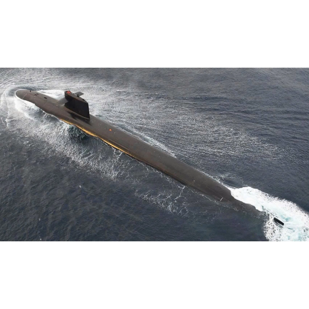 CM561 French Le Triomphant ballistic missile Submarine (S616) 36 Inches Model CM561-FRENCH-LE-TRIOMPHANT-BALLISTIC-MISSILE-SUBMARINE-S616-36-INCHES-MODEL-L01.WEBP