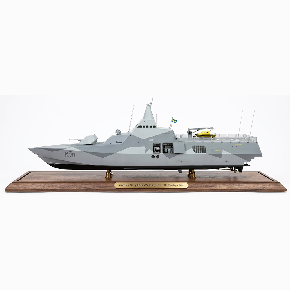 CM671 Swedish Navy HSwMS Visby (K31) Visby-class Corvette  30 Inches Model cm671-swedish-navy-hswms-visby-k31-visbyclass-corvette-30-inches-model-l01.jpg