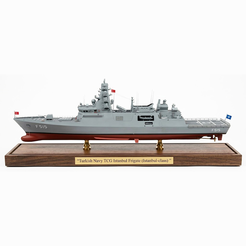 CM676 Turkish Navy TCG Istanbul (F515) Istanbul-class Frigate 30 Inches Model cm676-turkish-navy-tcg-istanbul-f515-istanbulclass-frigate-30-inches-model-l01.jpg