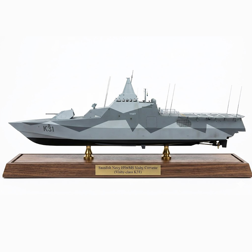 CM685 Swedish Navy HSwMS Visby (K31) Visby-class Corvette 30 Inches Model cm685-swedish-navy-hswms-visby-k31-visbyclass-corvette-30-inches-model-l01.jpg