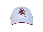 FA003 Drakkar Viking Embroidered Cap in White by Alison Nautical fa003-drakkar-viking-embroidered-cap-in-white-by-alison-nautical-l01.jpg