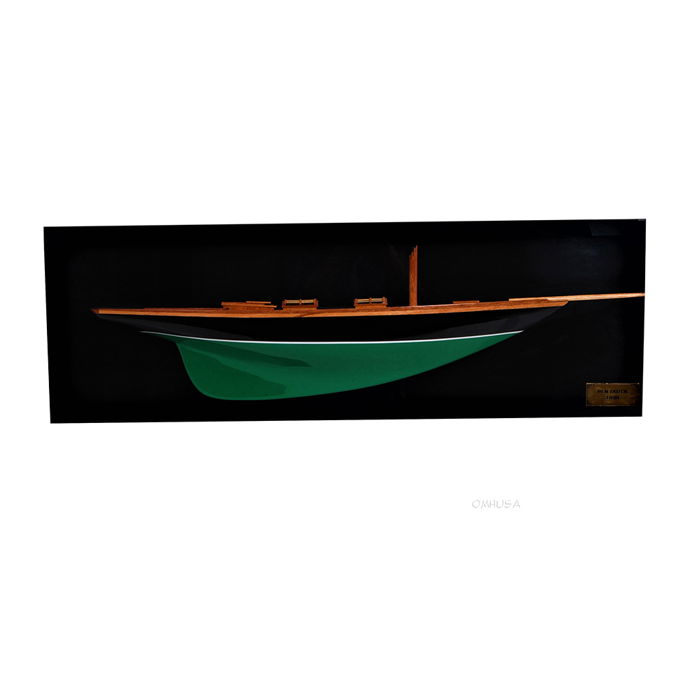 H008 Pen Duick Half-Hull Scaled Model Boat Yacht Handmade h008-pen-duick-halfhull-scaled-model-boat-yacht-handmade-l01.jpg