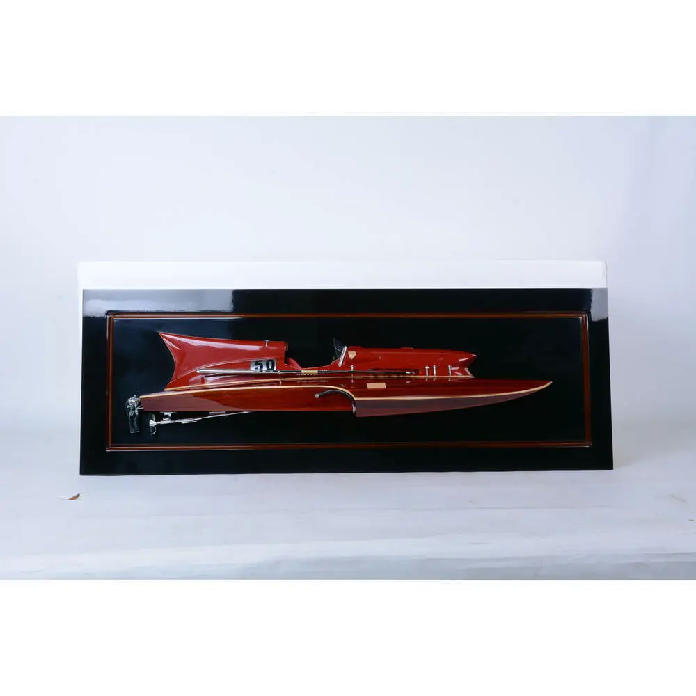 H066 Ferrari Hydroplane Half-Hull 39 Inches L H066-FERRARI-HYDROPLANE-HALFHULL-39-INCHES-L-L01.WEBP