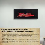 H068 Ferrari Hydroplane Half Hull 