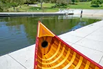 K019 Red Wooden Canoe 10ft With Ribs Curved Bow k019-red-wooden-canoe-10ft-with-ribs-curved-bow-l04.jpg