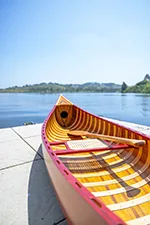 K019 Red Wooden Canoe 10ft With Ribs Curved Bow k019-red-wooden-canoe-10ft-with-ribs-curved-bow-l07.jpg