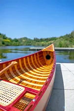 K019 Red Wooden Canoe 10ft With Ribs Curved Bow k019-red-wooden-canoe-10ft-with-ribs-curved-bow-l08.jpg