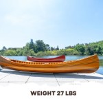 K034 Wooden Canoe With Ribs Curved bow 10 ft Display-Only 