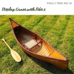 K037 Wooden Canoe With Ribs 6 ft Display-Only 