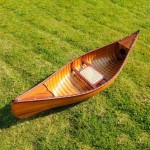 K037 Wooden Canoe With Ribs 6 ft Display-Only 