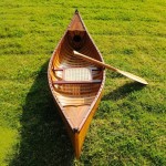 K037 Wooden Canoe With Ribs 6 ft Display-Only 