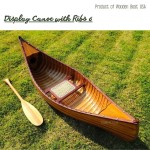 K037 Wooden Canoe With Ribs 6 ft Display-Only 