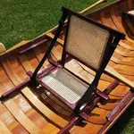 K084 Traditional Wooden Canoe With Ribs 