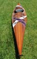 K096 Wooden Kayak with White & Purple Ribbon 15 ft 