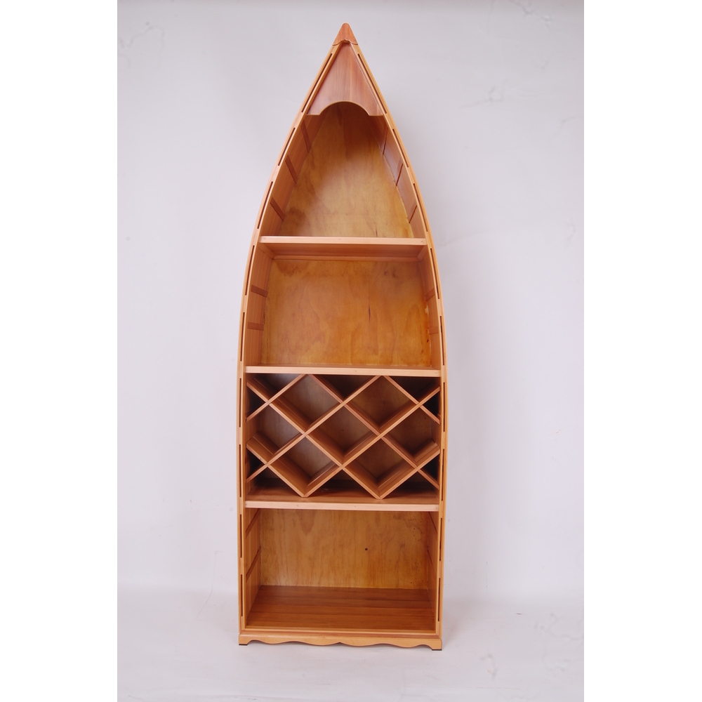K181 Canoe wine shelf New 5ft Tall k181-canoe-wine-shelf-new-5ft-tall-l01.JPG