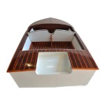 K199 Chris Craft Design Classic Wooden Runabout Boat 14.5 Foot 