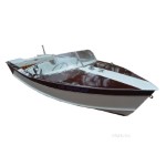 K199 Chris Craft Design Classic Wooden Runabout Boat 14.5 Foot 