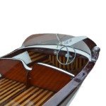 K199 Chris Craft Design Classic Wooden Runabout Boat 14.5 Foot 