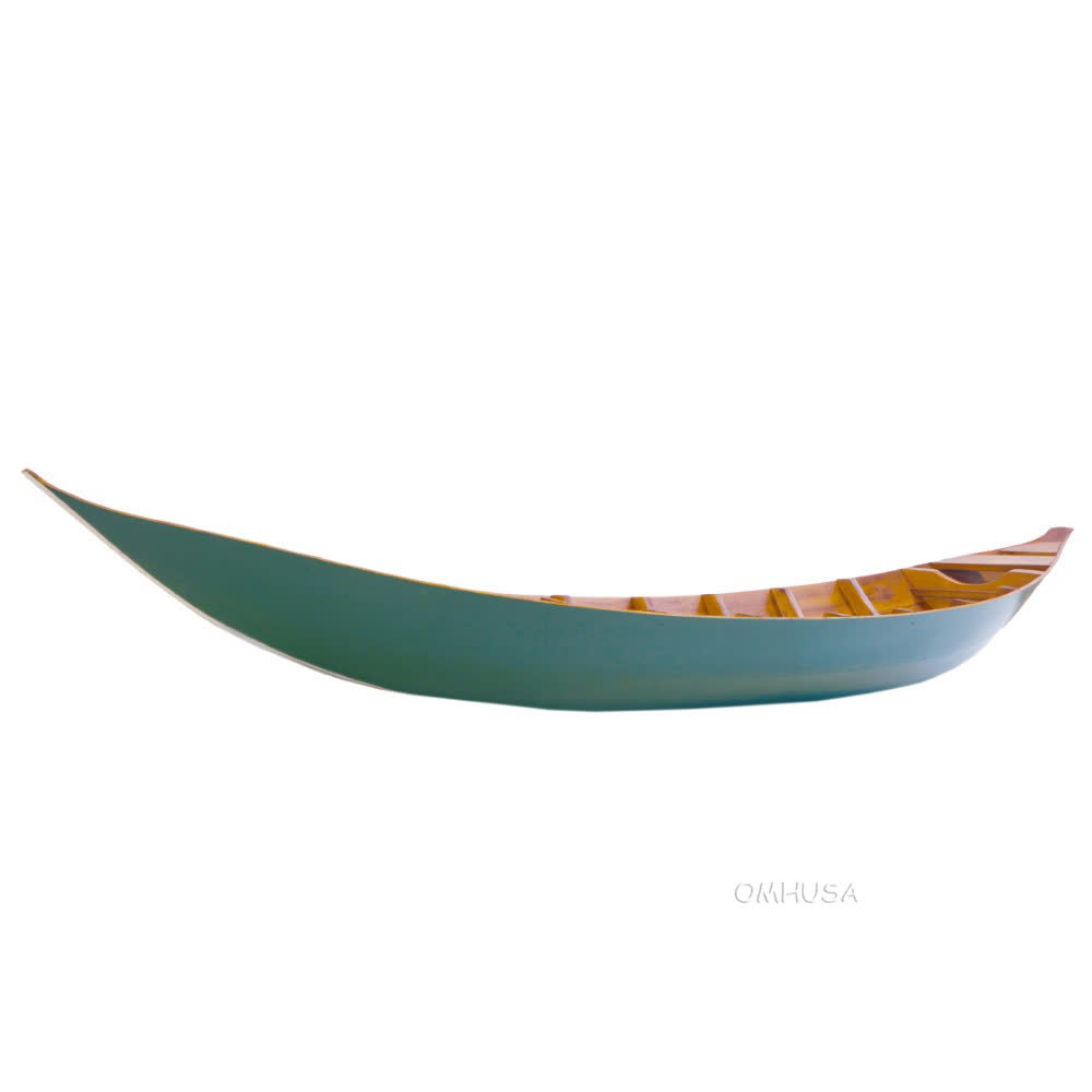 K207 South East Asia Sampan Boat Teal Bottom Thuyen Ba La Tam Ban k207-south-east-asia-sampan-boat-teal-bottom-thuyen-ba-la-tam-ban-l01.jpg