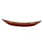 K207R South East Asia Sampan Boat Red Bottom Thuyen Ba La Tam Ban 