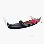 K208 Venetian Gondola Wooden Boat 15 