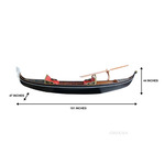 K208 Venetian Gondola Wooden Boat 15 