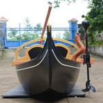 K208 Venetian Gondola Wooden Boat 15 